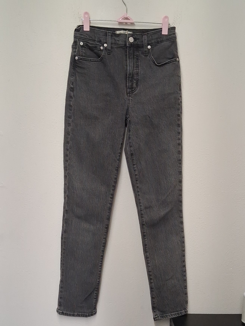 Madewell High-Rise Slim Jeans - Charcoal
